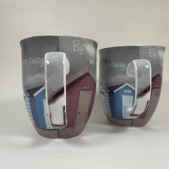 Creative Tops, By The Sea Coffee Mugs/Cups Set of 2 Beach Cottage Outdoors - Picture 4 of 14